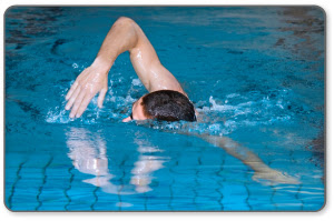 Swimming can cause a rotator cuff tear injury.